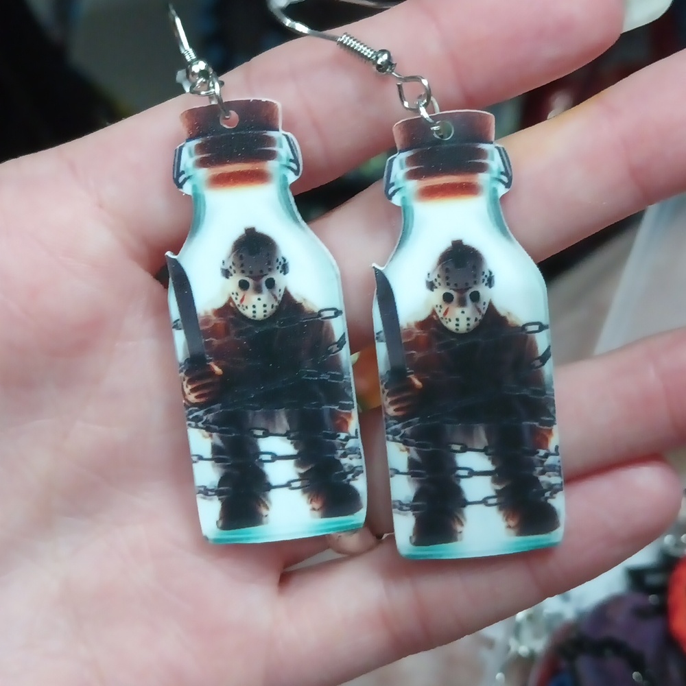 Jason earrings will custom to sterling silver or s925 gold hooks